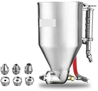 Hochdruckreinigerpistole, 3500 Ml Stuck-Spritzpistole Zementmörtel-Sprüher Trichter-Jet-Farben-Wand-Beton-Werkzeuge Kieselalgen-Schlamm-Spritzpistole Kitt-Pulver-Sprühtopf