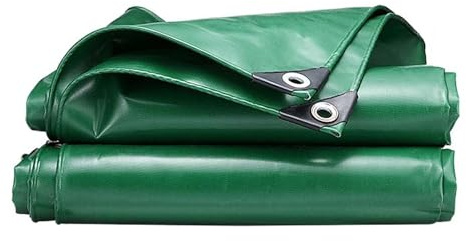 Telo Protettivo Pesante Impermeabile, Telone in Polietilene con Occhielli Metallici, Antistrappo e UV Resistente, Copertura per Esterni, Campeggio, Piscina, Auto, Terrazza