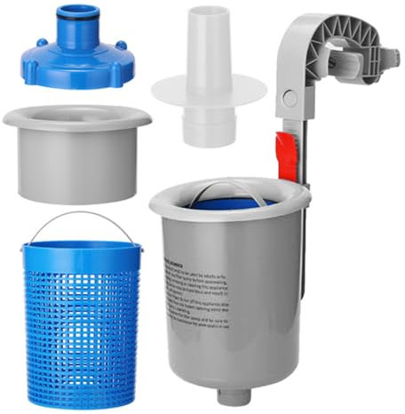 Kit Skimmer per Piscine Fuori Terra | Dispositivo di Pulizia con Montaggio a Parete per Manutenzione Piscina - Attrezzi Automatici per Pulizia Quotidiana Estiva Giardino Casa Esterno