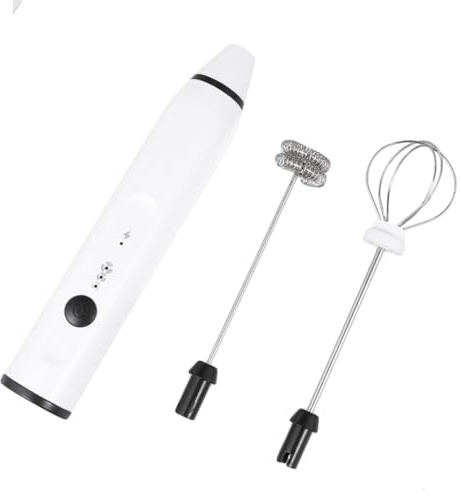 BEBEMOKO 1pezzi Frusta Ricaricabile Per Uova Tramite Usb Macchina Per Latte Agitatore Per Uova e Schiumatore Per Latte