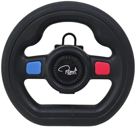 Roma Child Stroller Steering Wheel Toy – Universal Pram Bumper Bar Attachment, Musical Baby Toy with Beep & Music Buttons, Fun Travel Toy for Infants & Toddlers
