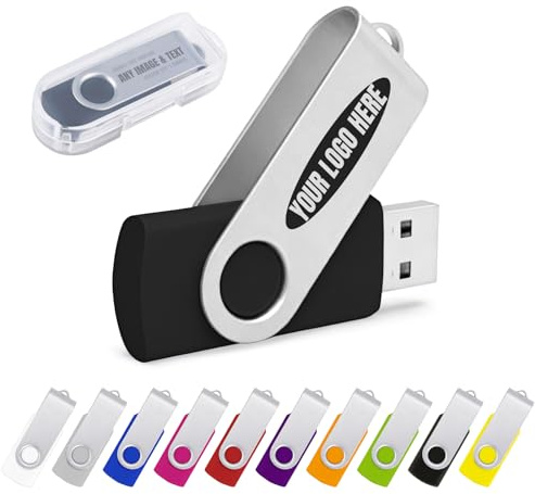 Clés USB personnalisées 128 Go USB 3.0, clé USB personnalisée avec Logo, Texte ou Image – Clés USB personnalisées JBOS, Plusieurs Couleurs au Choix