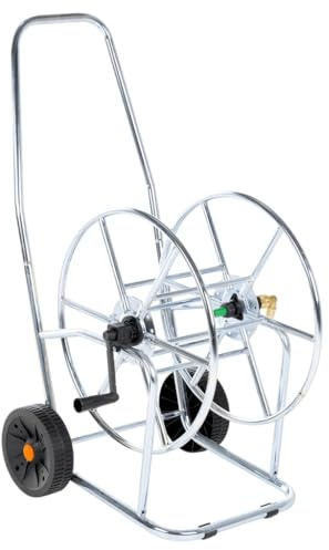 INLIFE Chariot d'enrouleur pour Tuyau de 80 m 3/4 acier-4005284