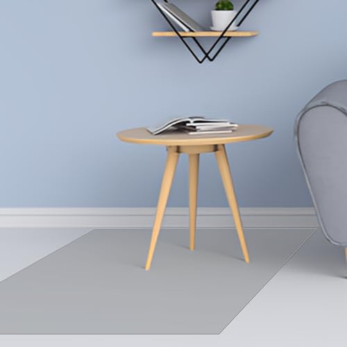 Protector de Suelo 50 x 105 cm Resistente, Antideslizante Protector Suelo Transparente Antideslizante y Fácil de Limpiar Ideal para Suelos Duros y Parquet, Color Transparente