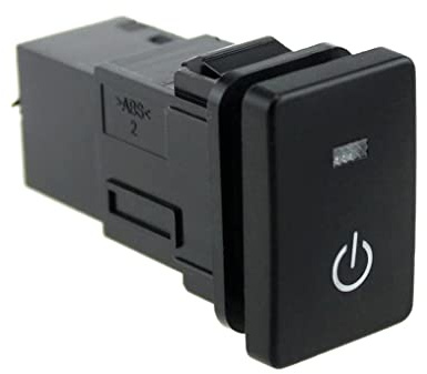 JunZheHub Push Button Schalter Auto 4 Pol Steuerung Symbol Fahrtenrecorder Lampenschalter aus für Modelle Ersatzteilbedarf Autoinstallation