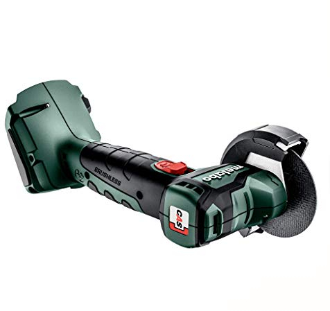 metabo Akku-Winkelschleifer CC 18 LTX BL - 18V, 76 mm, 20.000 U/min - Brushlessmotor, leicht, für Metall Holz Fliesen Kunststoff, inkl. Trennscheiben & Zubehör - Ideal für präzises Trennen & Schleifen