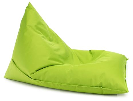 Ecopuf Lazy Sittsäck S Fåtölj Tygsäck Slitstark Polyester Vattentät för Inomhus och Utomhus 80 x 130 cm Vadderad med Polystyren