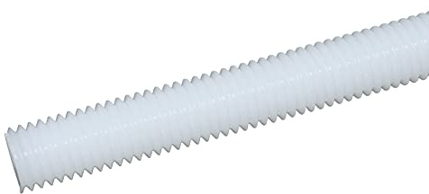 SN-TEC Kunststoff Polyamid Gewindestange 1.000mm (1 Meter) nach DIN 975, M5 / M6 / M8 / M10 / M12 (1, M8x1000mm)