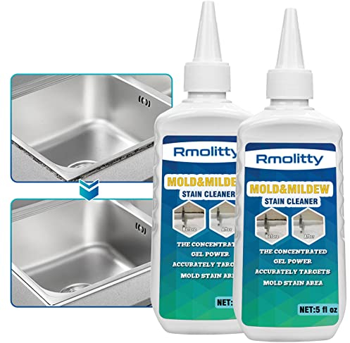 Mould Remover Gel, Deep Mould Magic Gel, Large Capacity Household Mould Removal Gel, Mould Remover for Kitchen Bathroom Wall Tile Stains Sink (New 2pack)