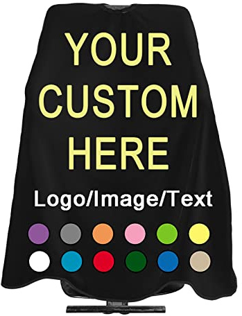 PEZUUKI Personalized Custom Barber Cape Haircut Capes Salon Hairdressing Apron Customized Hair Cutting Cape for Home Salon Barbershop