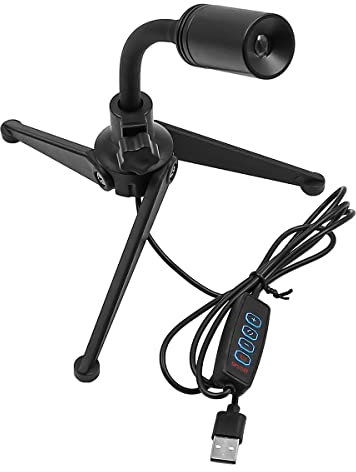 ANCLLO Lámpara de proyector de Luna 3 en 1, luz Nocturna USB con trípode Giratorio de 360 ° para fotografía, Selfie, Dormitorio, decoración de Techo