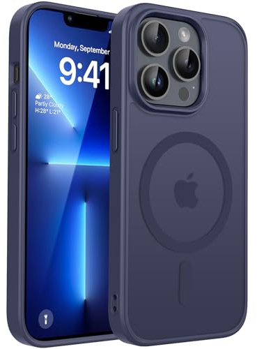 CACOE für iPhone 13 Pro Max Hülle mit Militärschutz für MagSafe Handyhülle | für iPhone 13 Pro Max Case,Transluzente Matte,37×N52 Magnete,12 Fuß Fallschutz,2400 GS Magnetkraft,Erhöhter Kameraschutz