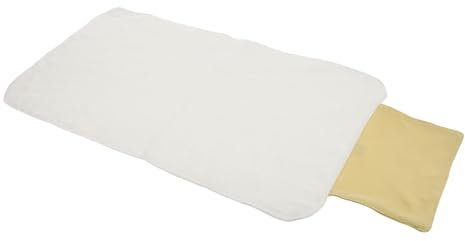 Happyyami Schweißabsorbierendes Mulltuch 2 Stück 6-lagig Baumwolle Rückenhandtuch Gelb 30x58cm Atmungsaktiv Für Schwangere Und Erwachsene Outdoor Nutzung