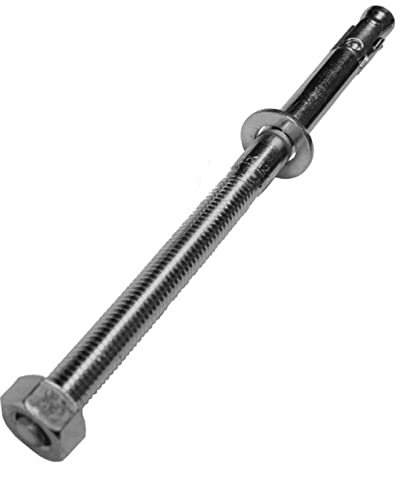 Lumonic Schwerlastdübel M12 x 220mm | hochwertige Edelstahl V4A Keilanker | Durchsteckmontage, SOFORT BELASTBAR | Betonanker, Schwerlastanker | für Überdachungen, Geländer, Regale, Trennwände