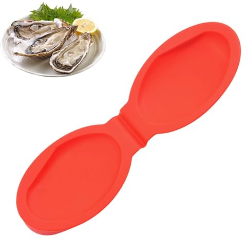 Luckxing Silikon-Austernklemme - Werkzeug zum Schälen von Meeresfrüchten, Silikon-Austernöffner für müheloses Klemmen, schützend für Muscheln, Muscheln, Austern