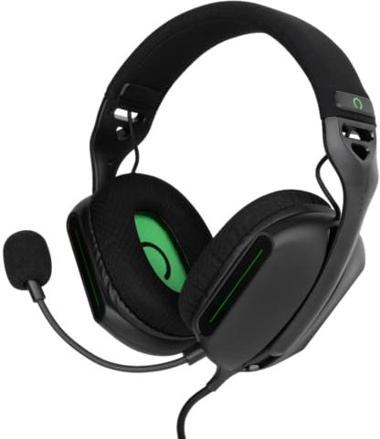 Konix Cuffie da gioco con cavo Skylite ultraleggere 218 g per Xbox One e Series X|S - Altoparlanti da 40 mm - Microfono - Cavo da 1,5 m - Jack da 3,5 mm - Nero