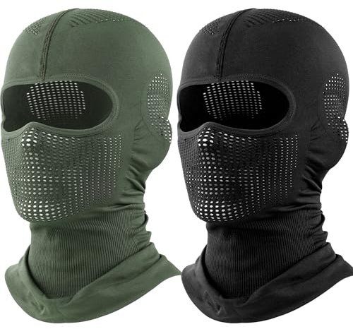 WTACTFUL 1/2 stycken – balaclava motorcykel sommar andningsaktiv stormmask balaclava män för motorcykel körning skidåkning snowboard