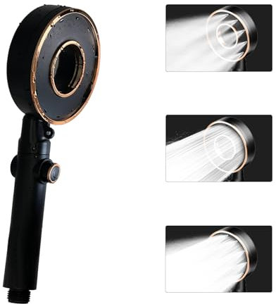 Aquarbor 3 types de jet de pommeau de douche haute pression, pommeau de douche pressurisé, douchette universelle facile à installer