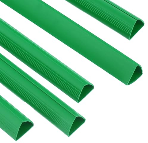 PATIKIL 10pz Barre Rilegatura, 25mm Dorsi Plastici Rilegatura 220 Fogli Capacità Raccoglitore Rapporto Formato A4 Raccoglitore Presentazione Triangolare per Copertina Rapporto, Verde