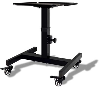 exproyzk Support de projecteur réglable en Hauteur Chariot Mobile Portable avec Plateau pour Ordinateur Portable Supports pour DJ, scène, Studio, Bureau extérieur(40~50cm)