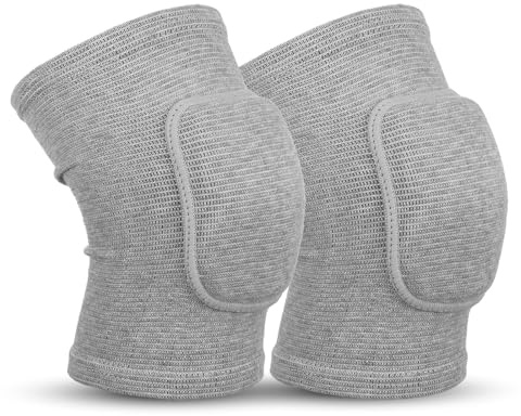 1 paio di protezioni per gomiti e braccia, supporto per fitness, protezione per braccia, compressione traspirante, con morbido cuscino di supporto imbottito, per uomini e donne (grigio))