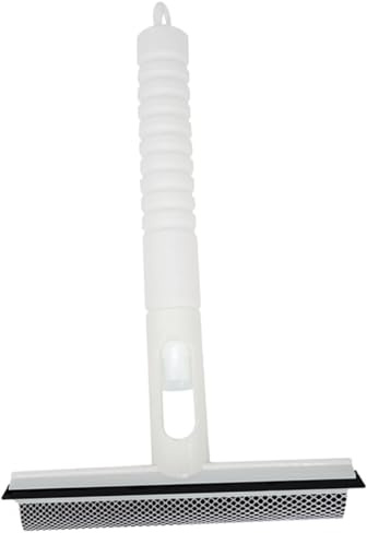 GAROZATION Household Window Cleaner Tool with Rotating Glass Wiper and Spray Water Function Non Slip Handle for Home Glass Shower Car Windows Durable Screen Cleaning Tool