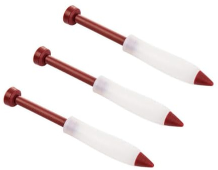 Alipis Penna Decorativa Al Cioccolato in Silicone Per Decorare Torte e Dolci, Strumento Per Scrivere Cibo, Set Da 3 Pezzi Per Fai Da Te in Cucina