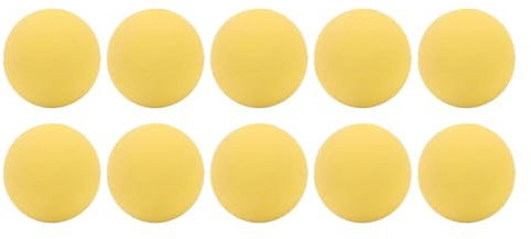 RASTKY PVC-Lacrosse-Bälle, Optimale Griffigkeit, Trainingsbälle für das Training Im Kinderclub, Leichtes Massageball-Set für Anfänger, 10er-Pack (10PCS)