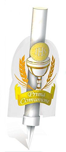 Candela Luminosa Candela Fontana Fiaccola PRIMA COMUNIONE - Magic Flambè per torta e dolci da interno