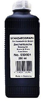 Standardgraph Tusche Indische Tinte, 250 ml, Schwarz
