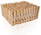 Holz Wäscheklammern A00154025 aus Birkenholz, 45 mm, 100 Stück, Natur