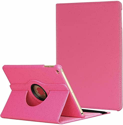 KAV Samsung Galaxy Tab A7 Lite (T-220 / T225) Smart Case | Premium Leder 360 Grad drehbar 8,7 Zoll Hülle mit klappbarem verstellbarem Ständer 2021 Release Tablet (Pink)