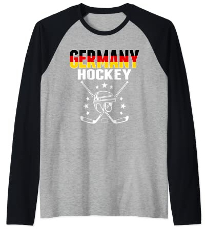 Deutschland Eishockey Fans Trikot Support Deutsche Hockey Team Raglan