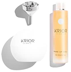 KRIOR Skin Icing Starter Set, Ice Ball Skincare Set mit Reforcyl, Vitamin C & Hyaluron Serum Made in Germany, Luxus Gesichtspflege Ritual gegen Schwellungen & für Glow, Beauty Set für Frauen & Herren