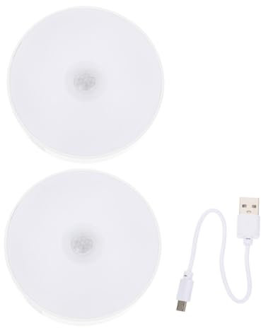OSALADI 2stücke Nachtlicht Mit Bewegungsmelder Usb Aufladbare Schlafzimmerlampe Dimmbar Und Intelligente Sensorleuchte Für Kinderzimmer Flur Und Schrankbeleuchtung Warmes Und Weißes