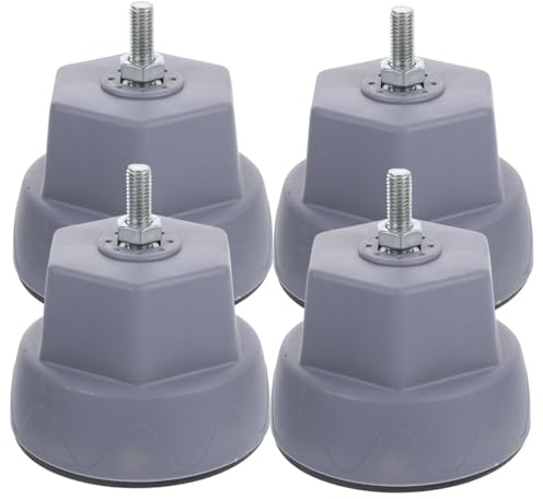 CORHAD 4pcs Thicken Rubber Washing Machine Base Pads Anti-vibration Height Adjustable