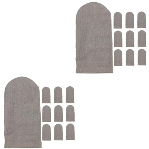 COLLBATH 2 Sets Gaming-fingermanschetten Aus Elastischem Material Für Gaming-handschuhe 10 Stück X 2
