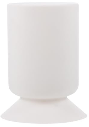 WEKADRIN Porte-Brosse De Maquillage Avec Ventouse Silicone 3.94X3.11X3.11 Pouces Organisateur Polyvalent Pour Stylo Cosmétiques Bureau Rangement Pratique