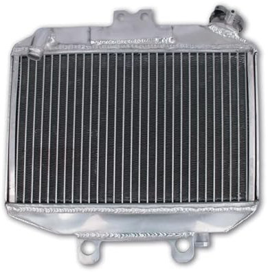 RAQXOLPB Compatibile con CR125R 1998 1999 Radiatore di Raffreddamento Liquido di Raffreddamento Radiatore in Alluminio Completo Serbatoi di Troppo Pieno Serbatoi di Troppo Radiatori per Moto