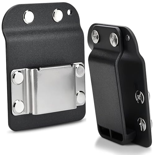 Belvanr Soporte para Taladro para Cinturón de Herramientas, Soporte para Cinturón de Taladro con Gancho de Acero Inoxidable, para Destornillador de Impacto, Taladro Inalámbrico, Clavadora