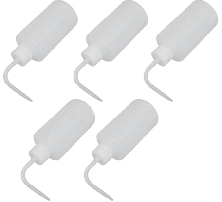 Cryfokt 5 ST Säkerhetstvättflaskor Bärbar Plastklämflaska för Vattning Av