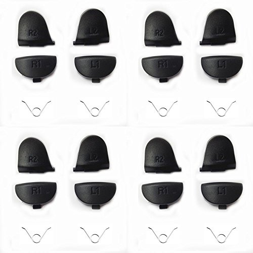 4 Set L1 R1 L2 R2 Trigger Buttons & Feder für PS4 Controller Ersatzteile