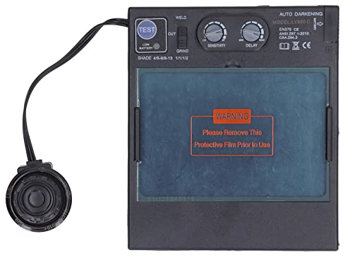 Automatisch abdunkelnde Schweißerbrille, Schweißerhelm Maske Automatisierung Filter Schatten Augen Brille, Solar Batterie betriebene Schweißer Maske Filter Linse für SMAW, MIG, TIG