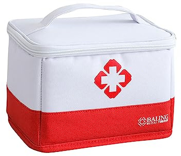 LICHENGTAI Medikament Tasche, Leer Erste Hilfe Set Tasche Reise Medikamententasche Tasche Große Kapazität Wasserdicht Notfalltasche Reiseapotheke Tasche für Zuhause Reisen Büro Outdoor