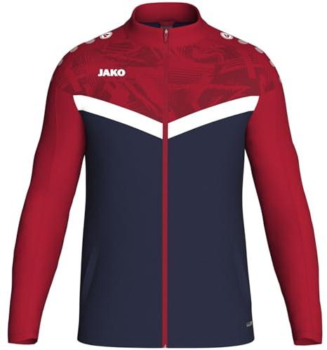 JAKO Polyesterjacka för män, ikonisk sportjacka