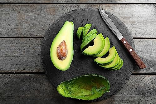 Genérico Pack de 6 Platos de Pizarra Natural redondos de 10 cm