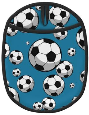Football Football, Maniques, maniques résistantes à la Chaleur, maniques de Cuisine en Silicone antidérapantes