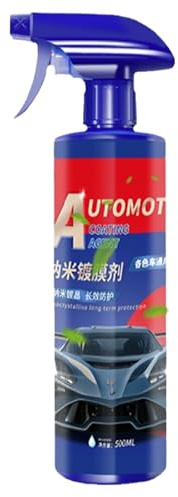 Spray de revestimiento cerámico para automóviles - Sellador de pintura profesional | Revestimiento en aerosol cerámico para pulir rápidamente la cera del coche | Sellador de pintura de 500 ml |