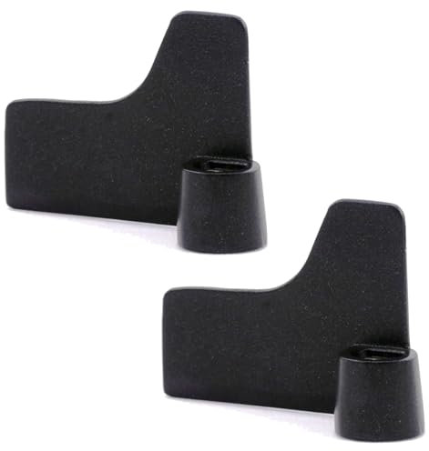 Oiieco 2 Pack Universal Bread Maker Kneading Paddles – Non-Stick Carbon Steel Replacement Blades for Bread Machines, Fits Many Brands 500g/1kg Loaf Makers, Easy DIY Install & Long-Lasting