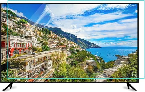 SnamicE Pellicola protettiva per schermo TV da 32 a 75 pollici, anti luce blu, ultra trasparente, protezione per gli occhi, per LCD/LED/OLED e QLED 4K HDTV/A/58 1269 x 721 mm, A-47 pollici, 1044 x